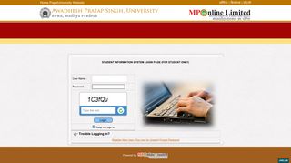 student information system login page