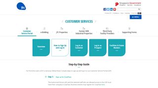 Customer Services Portal - How to Sign-up and Log-in | JTC - Creating ...