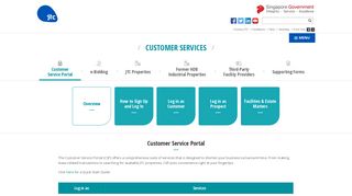Customer Services Portal - Overview | JTC - Creating Tomorrow's ...