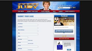 Submit Your Case - Judge Judy