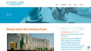Michigan Judicial Data Warehouse Project - Courtland Consulting
