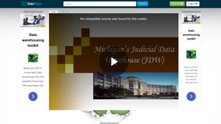 Michigan's Judicial Data Warehouse (JDW) - ppt video online download