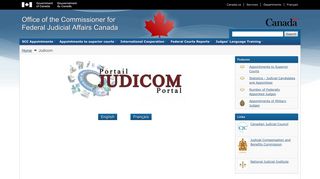 Office of the Commissioner for Federal Judicial Affairs Canada ...