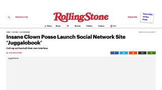 Insane Clown Posse Launch Social Network Site 'Juggalobook ...