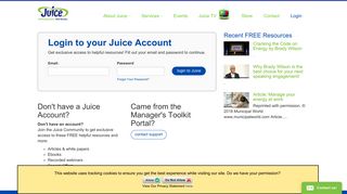 Login to Your Juice Account | Juice Inc.