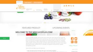 Welcome to the new JuicePlus.com!