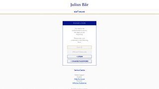 Julius Bär - Authentication