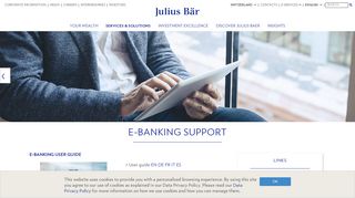E-banking support - Julius Baer