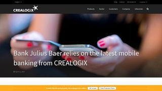 Bank Julius Baer relies on the latest mobile banking from CREALOGIX ...
