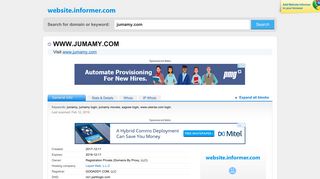 jumamy.com at Website Informer. Visit Jumamy.