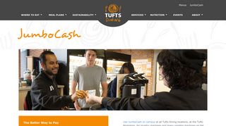 JumboCash | Tufts Dining