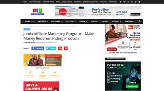 Jumia Affiliate Marketing Program - Make Money Recommending ...