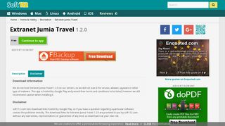 Extranet Jumia Travel - Download
