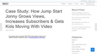 Case Study: How Jump Start Jonny Grows Views, Increases ... - Vzaar