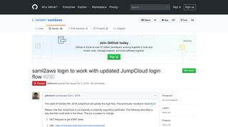 saml2aws login to work with updated JumpCloud login flow · Issue ...