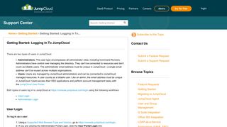 JumpCloud | Getting Started: Logging Into JumpCloud