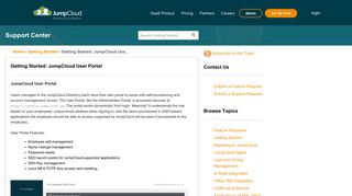JumpCloud | Getting Started: JumpCloud User Portal