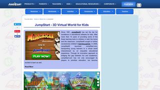 3D Virtual World for Kids - Fun Educational Games Online - JumpStart