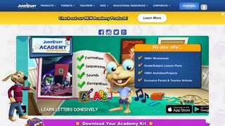 JumpStart: Adaptive Curriculum Games for Kids - Activities ...