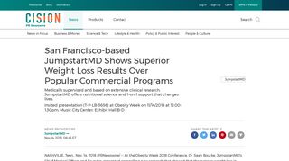 San Francisco-based JumpstartMD Shows Superior ... - PR Newswire