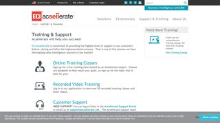 Customer Support & Training - ECi Acsellerate - ECi Software Solutions