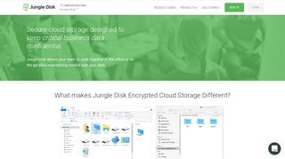 Secure Cloud Storage | Cloud Storage Provider | Jungle Disk