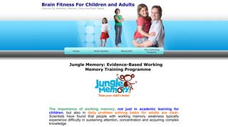 Brain Fitness For Children and Adults - Jungle Memory
