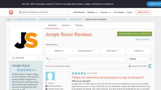 Jungle Scout Reviews 2018 | G2 Crowd