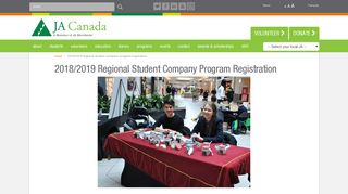 2018/2019 Regional Student Company Program Registration | JA ...