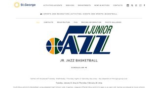 Jr. Jazz Basketball - St George