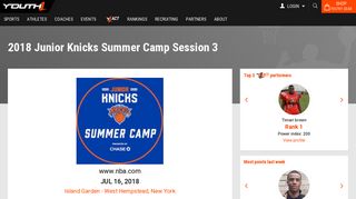 2018 Junior Knicks Summer Camp Session 3 | Youth1