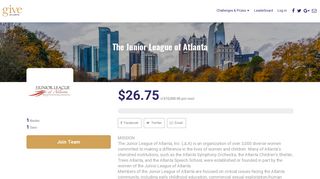 The Junior League of Atlanta - Give Atlanta - Funraise