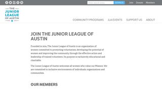 JOIN THE JUNIOR LEAGUE OF AUSTIN | JL Austin