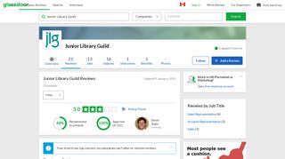 Junior Library Guild Reviews | Glassdoor.ca