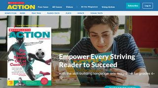 Scholastic Action Magazine | Important Stories Made Accessible