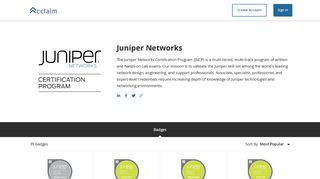 Juniper Networks - Acclaim