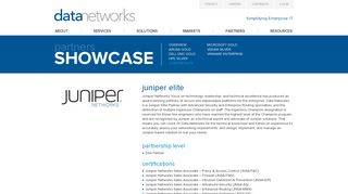 Juniper Elite | Data Networks