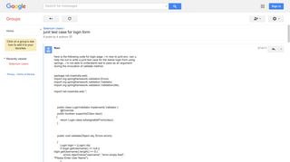 junit test case for login form - Google Groups