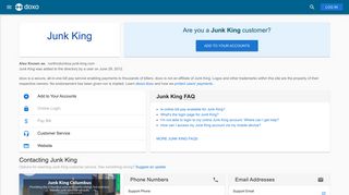 Junk King: Login, Bill Pay, Customer Service and Care Sign-In - Doxo