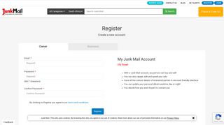 Register | Junk Mail