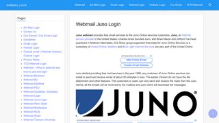 Webmail Juno Login - Webmail Login