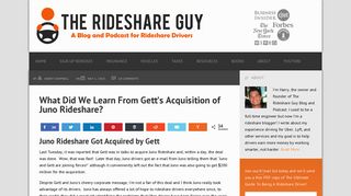 What Did We Learn From Gett's Acquisition of Juno Rideshare?