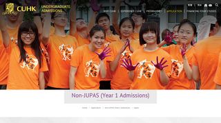 Application Details for Local Students (Non-JUPAS Year 1 Admissions ...