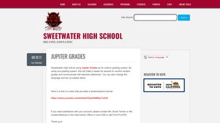 Sweetwater High School | Jupiter Grades