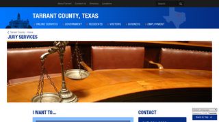 Jury Services - Tarrant County