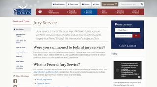 Jury Service | United States Courts