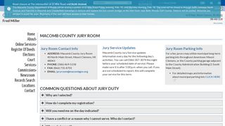 Clerk - Jury Duty | Macomb County