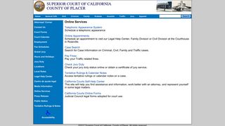 Online Services - Placer County Superior Court - CA.gov