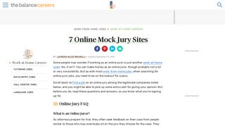 Work From Home at These 7 Online Mock Jury Sites