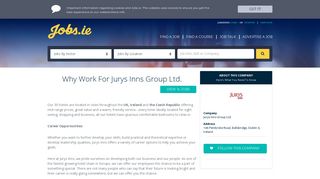 Jurys Inns Group Ltd. Careers, Jurys Inns Group Ltd. Jobs in Ireland ...